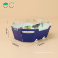 Custom plastic cardboard boxes for fruit punnet packaging container with lid